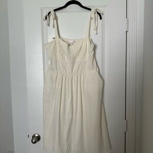 Lauren Conrad Cream Midi Dress
